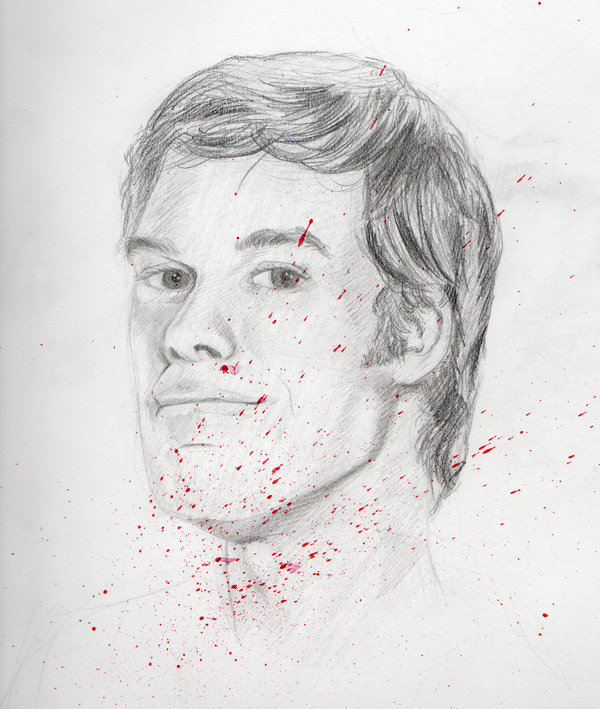 600x709 Dexter Sketch By Misterclayton - Dexter Sketch