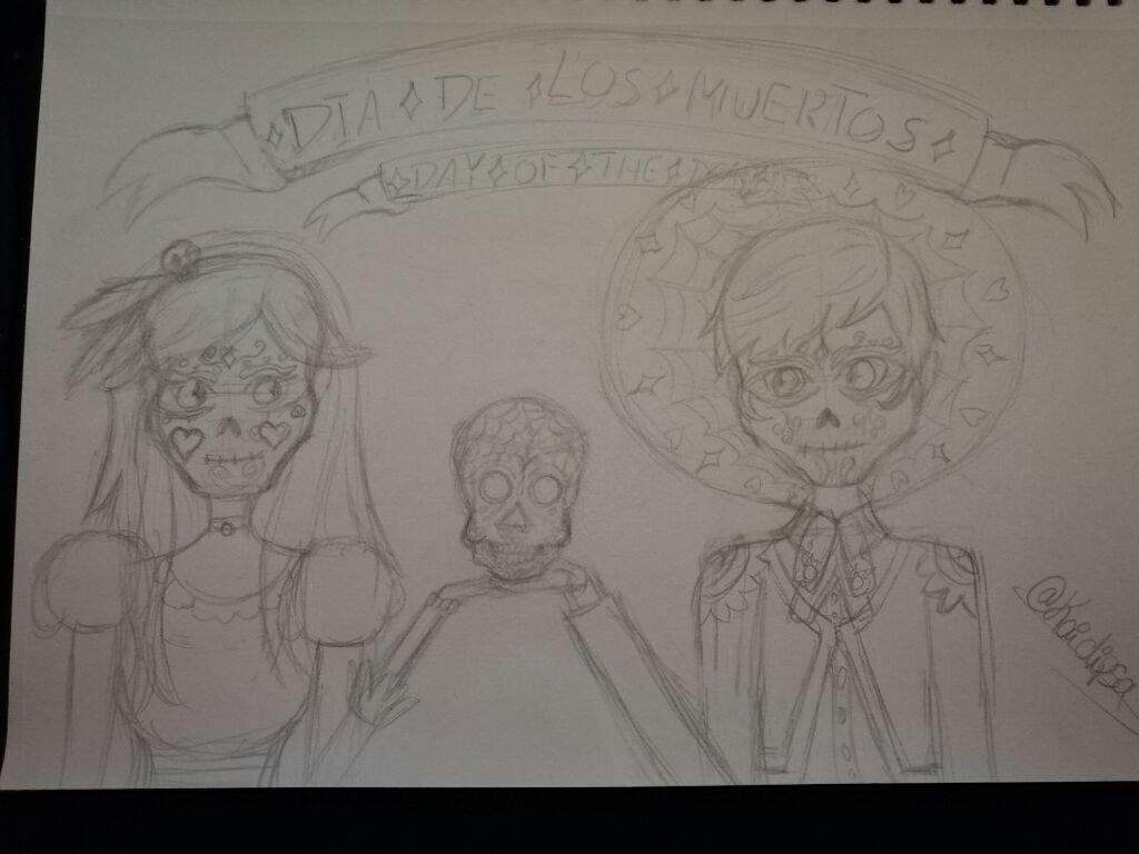 1024x768 Dia De Los Muertos Sketch Svtfoe Amino - Dia De Los Muertos Sketch