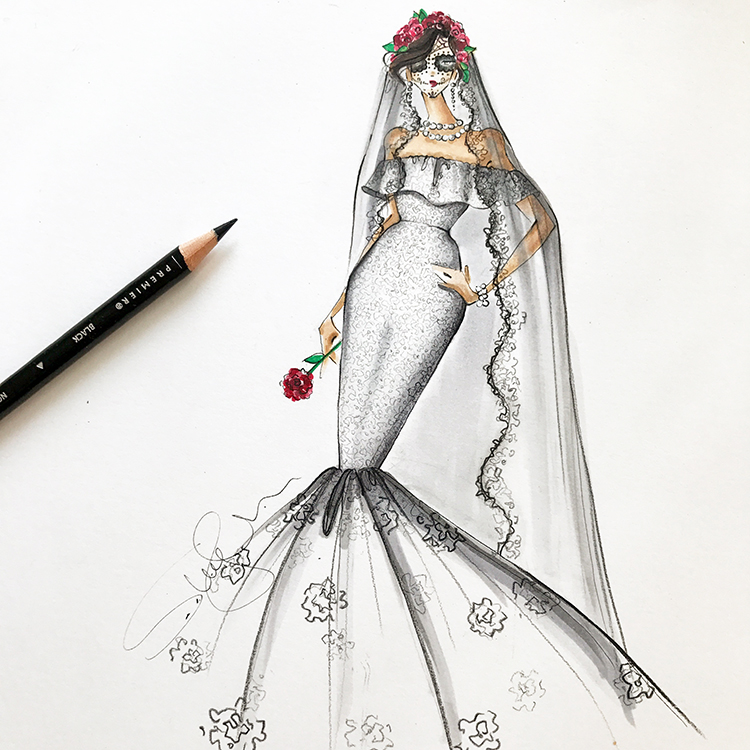 750x750 Dia De Los Muertos - Dia De Los Muertos Sketch