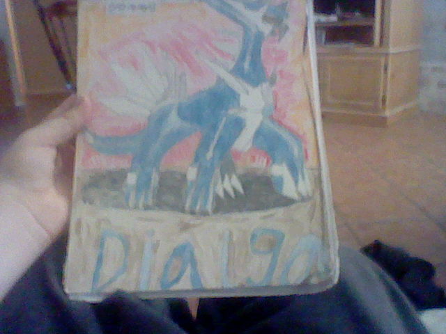 640x480 Dialga Sketch Book Cover By Empoleon64 - Dialga Sketch