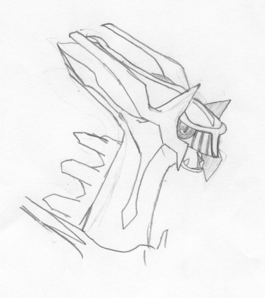 538x604 Dialga Sketch By Silvershadow777 - Dialga Sketch