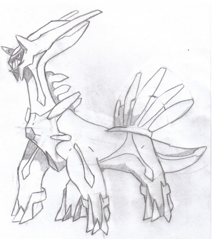 709x800 Dialga Fanart - Dialga Sketch