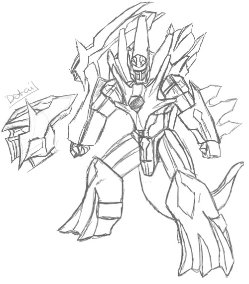 500x571 Nameless Dialga Tf Sketch By Autobot Windracer - Dialga Sketch