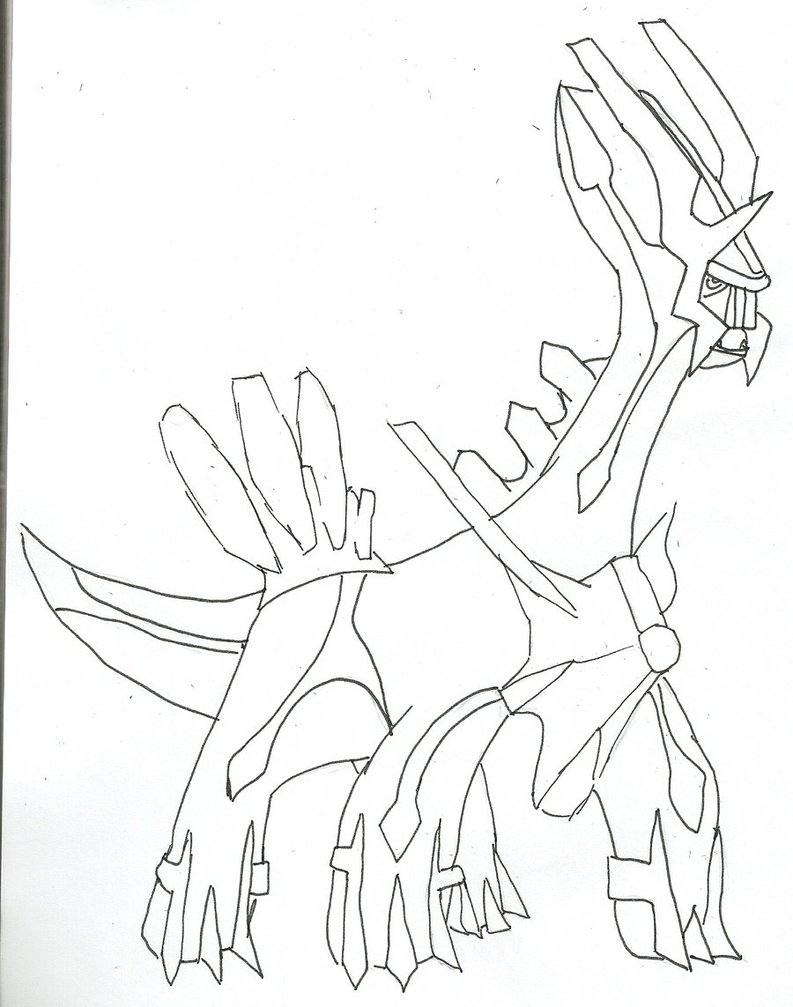 793x1007 Dialga Sketch By Superflash43 - Dialga Sketch