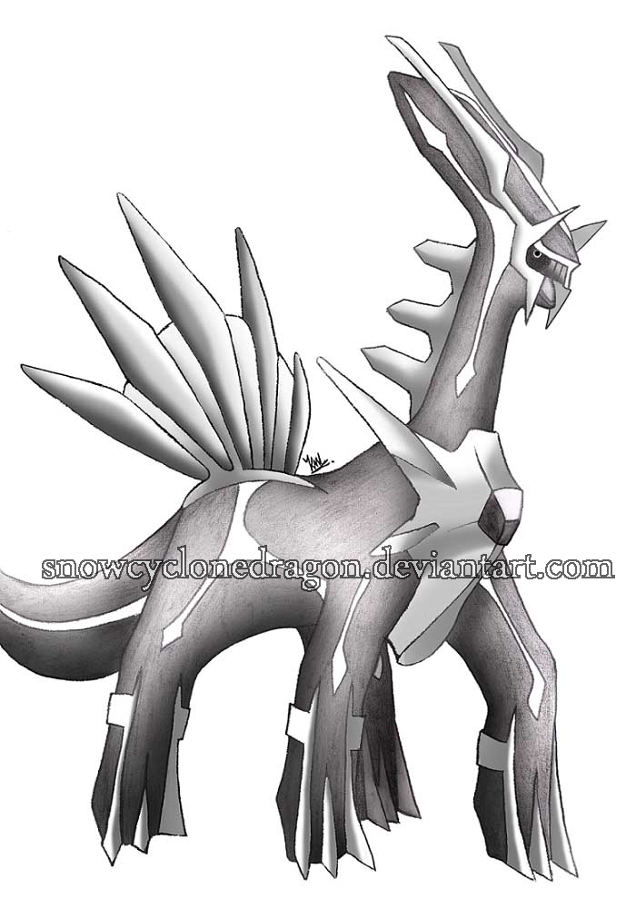 700x990 Dialga Pokemon Sketch By Snowcyclonedragon - Dialga Sketch