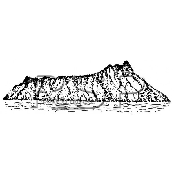 600x600 Stamp Diamond Head - Diamond Head Sketch