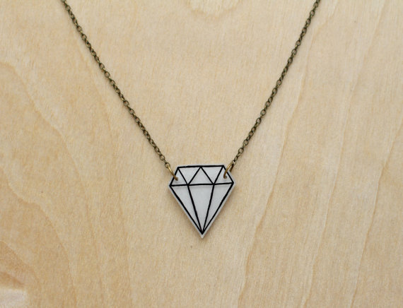 570x436 Diamond Sketch Necklace - Diamond Necklace Sketch