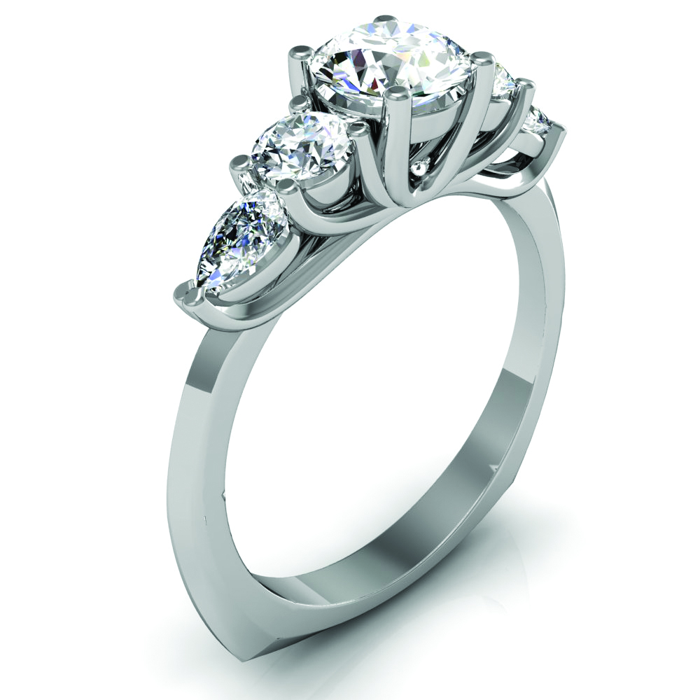 1000x1000 Anschar Diamonds Counter Sketch Examples - Diamond Ring Sketch