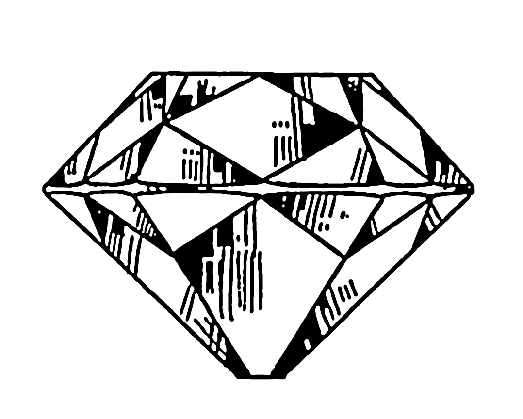 1078x864 Diamond Sketch Drawing Skill - Diamond Sketch