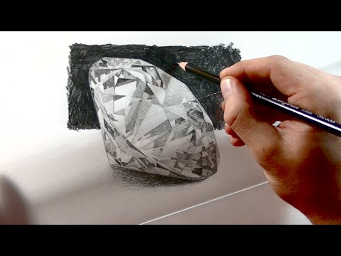 480x360 How To Draw A Diamond - Diamond Sketch Images