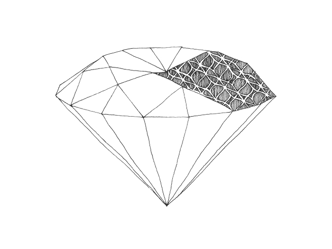 655x491 Lexus Elastic Diamond - Diamond Sketch Images