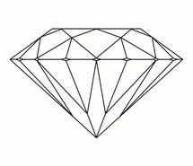 Diamond Tattoo Sketch at PaintingValley.com | Explore collection of ...