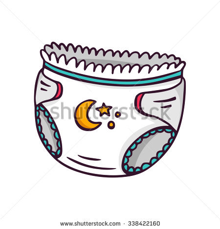 450x470 Diaper Trash Clipart - Diaper Sketch