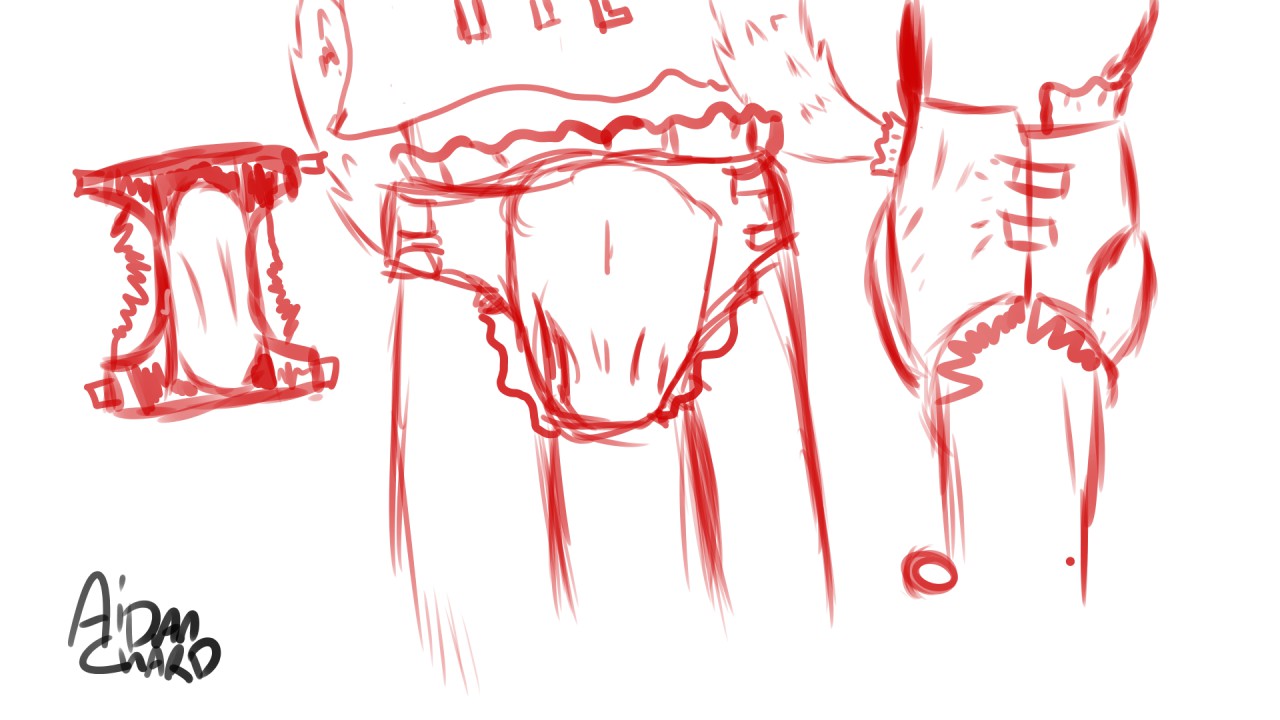 1280x720 Diaper Sketches By Pawsovermaws4life - Diaper Sketch