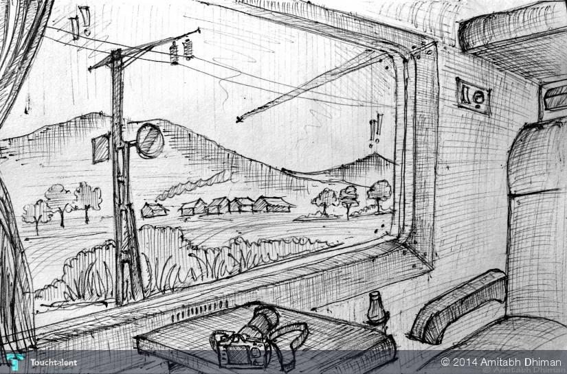 825x545 Travel Diary - Diary Sketches