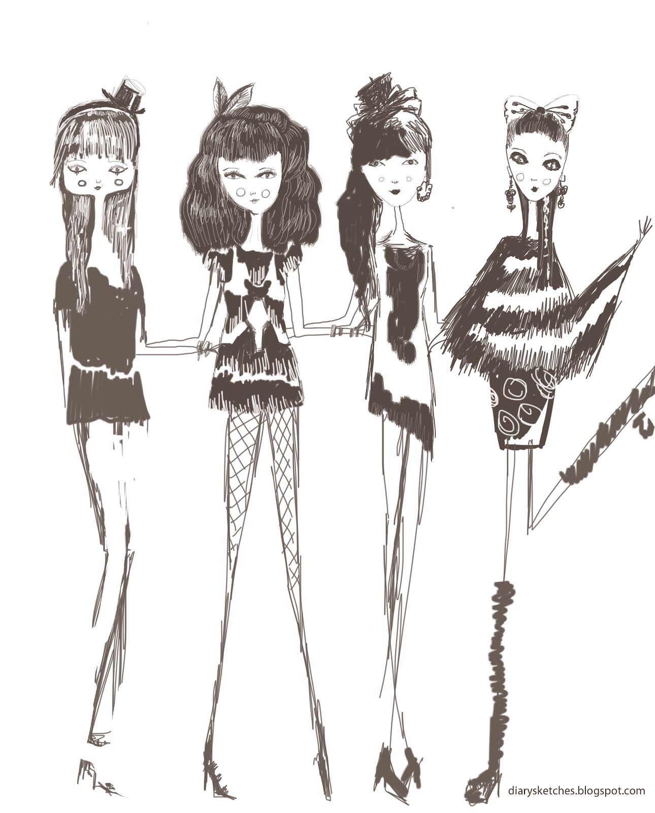 1290x1600 Diary Sketches My Art Stuffs Sketches, Amazing Art - Diary Sketches