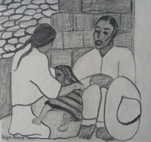 500x472 Diego Rivera Signed Art From Dealers Amp Resellers Ebay - Diego Rivera Sketches