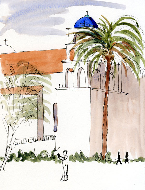 600x788 Fueled By Clouds Amp Coffee West Coast Sketch Crawl, Day 3 Old - Diego Sketch