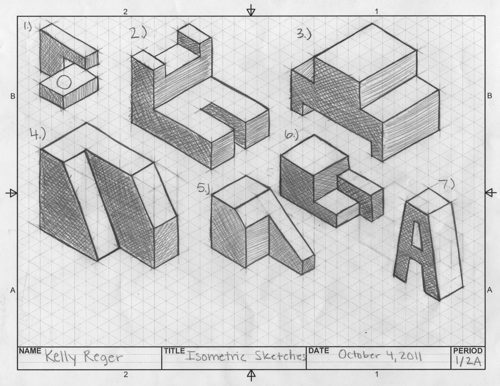 1600x1237 Isometric And Oblique Sketching - Difference Between Drawing And Sketching