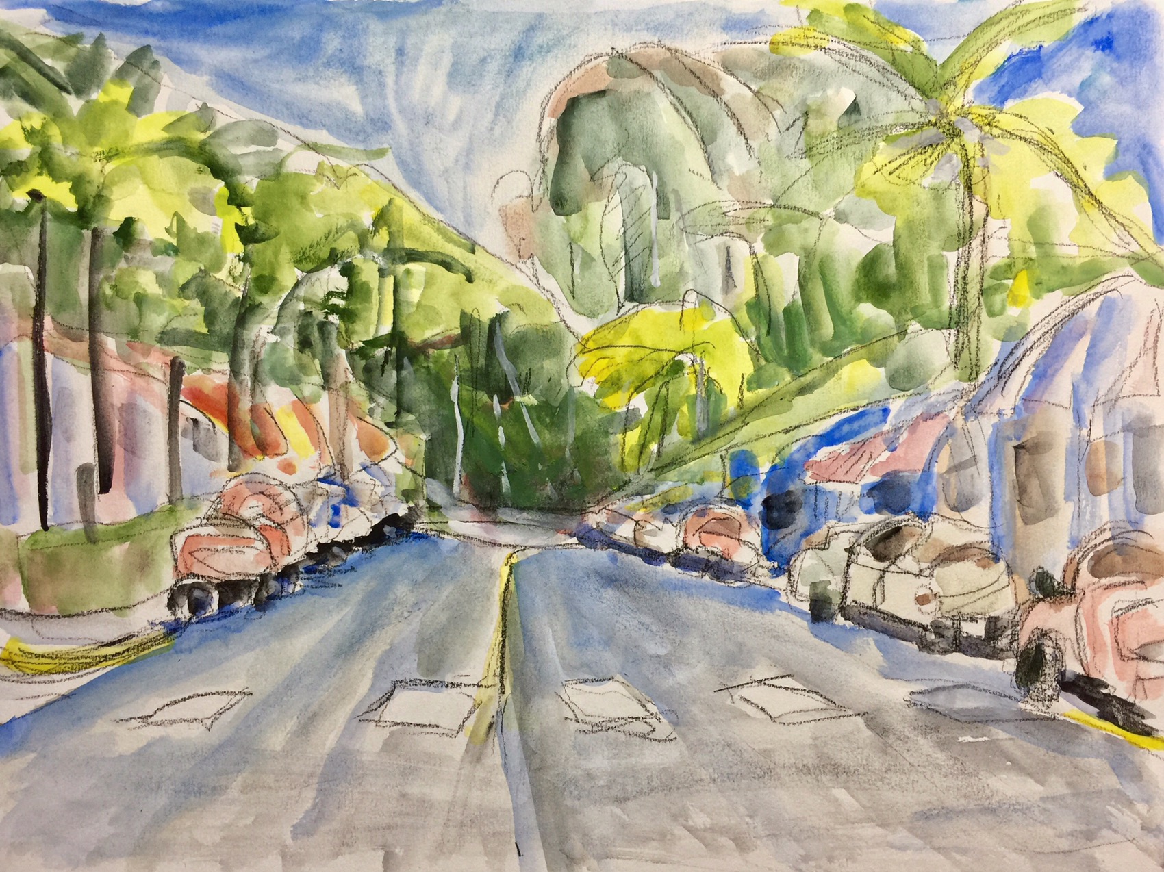 1700x1274 Same Intersection, Different Sketches Deliberate Sketching - Different Sketches