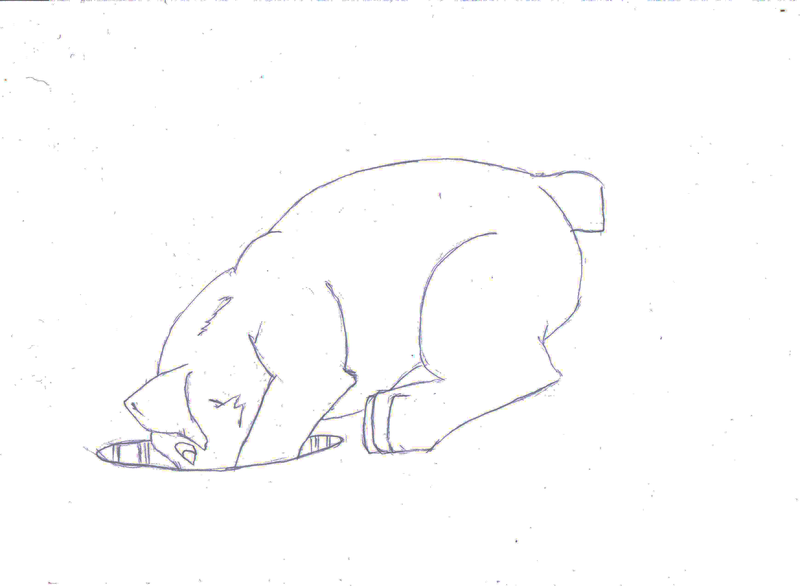 800x586 Little Digger - Digger Sketch