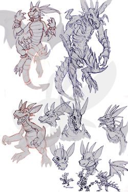 250x375 Digimon Sketches By Lepetitdragon Artistic Inspiration - Digimon Sketch