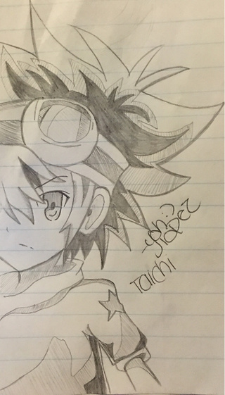 320x561 Taichi Yagami From Digimon - Digimon Sketch