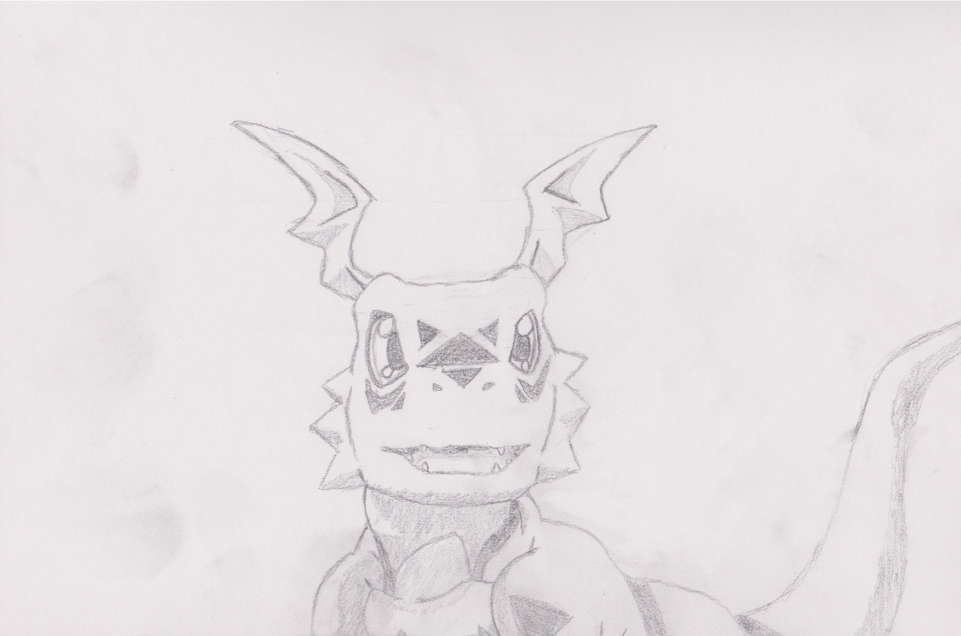3284x2176 Digimon Drawings - Digimon Sketch