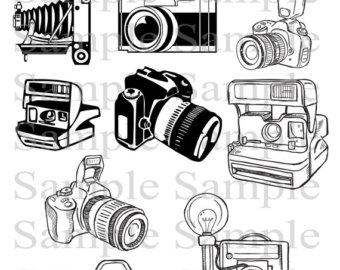 340x270 Photography Clipart Camera Sketch - Digital Camera Sketch