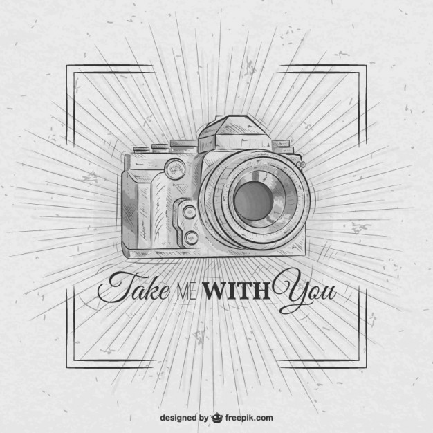626x626 Camera Sketch Vectors, Photos And Psd Files Free Download - Digital Camera Sketch