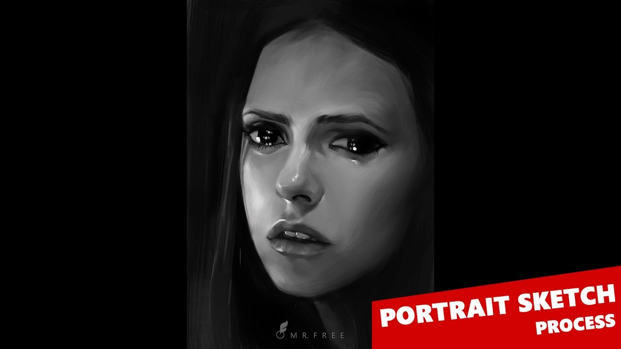 1280x720 Digital Painting In Photoshop - Digital Painting Sketch