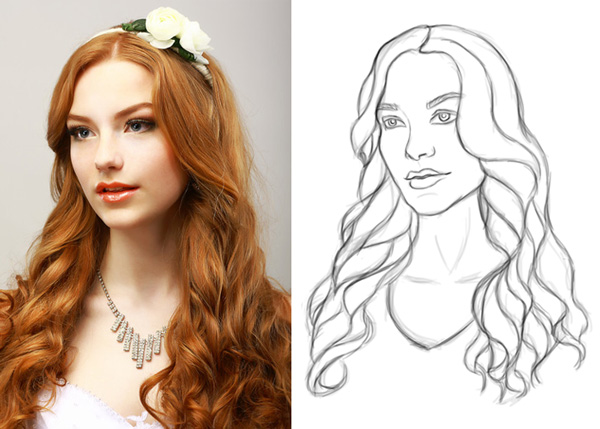 600x429 How To Create Dramatic Lighting In Your Digital Painting Portraits - Digital Painting Sketch