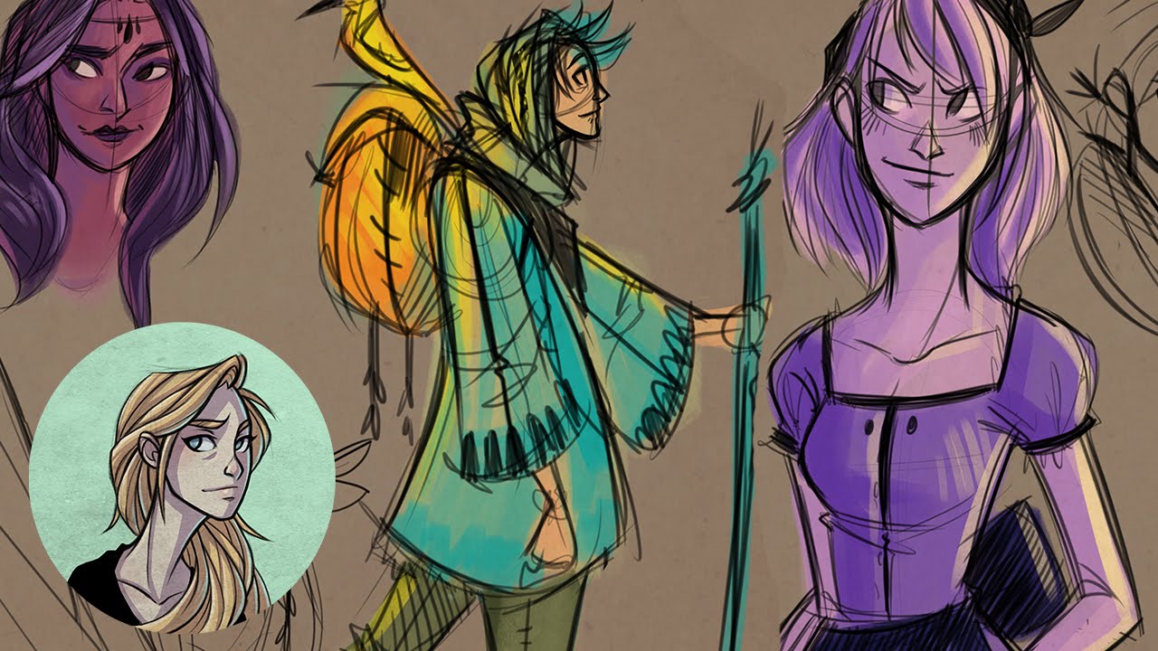 1280x720 Digital Sketching Photoshop Drawing Practice - Digital Sketch