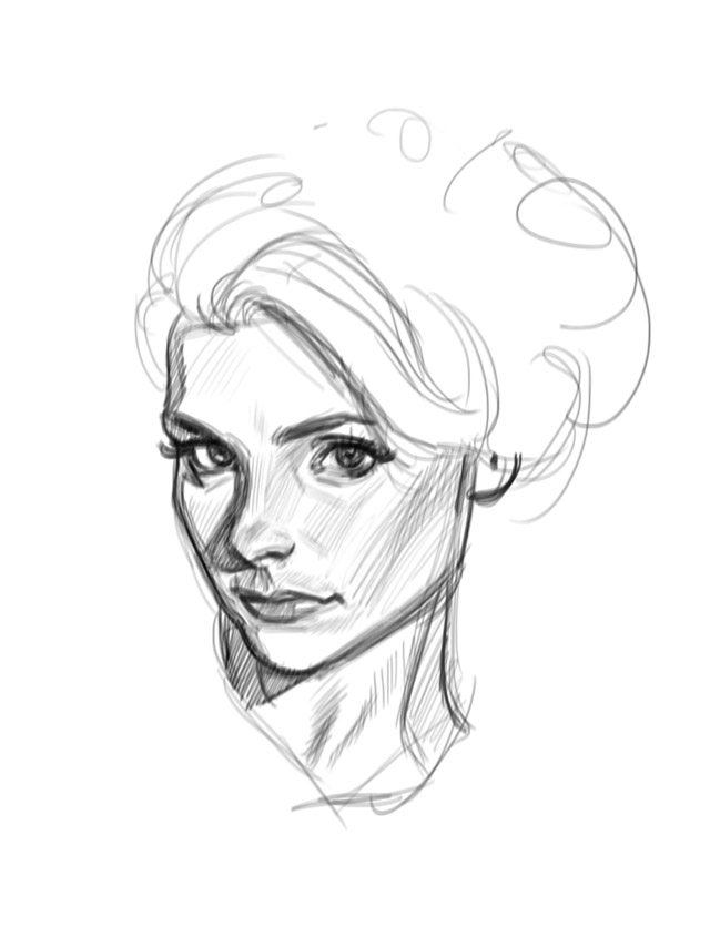 640x845 Enjoy The Process Of Digital Sketch Using The Site Online - Digital Sketch