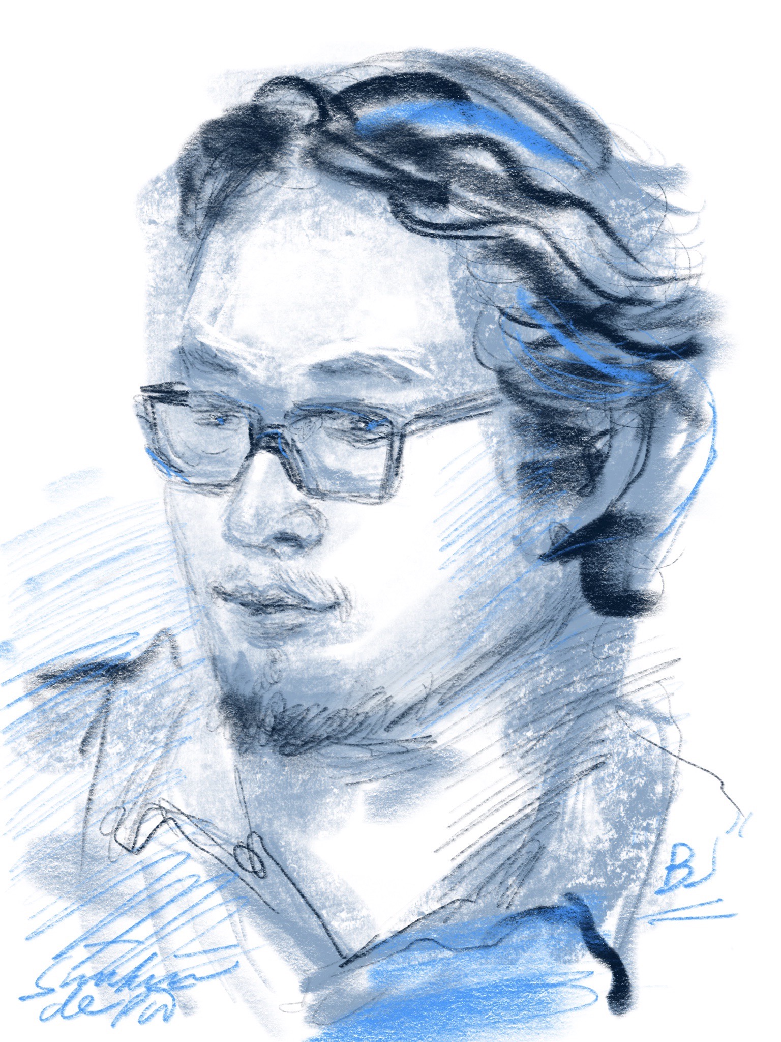 1536x2048 Live Portrait Digital Sketch - Digital Sketch