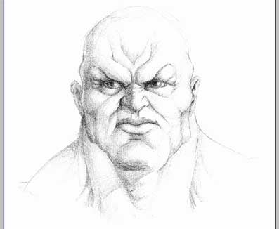 397x326 Pencil Sketch To Smooth Digital Shading Photoshop Tutorial By - Digital Sketch