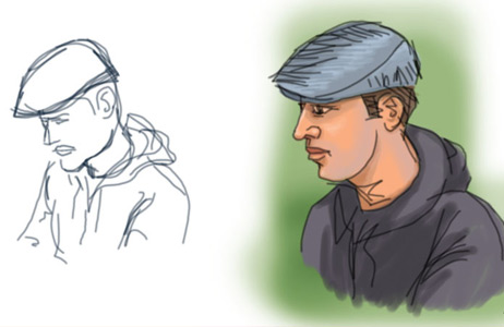 462x300 Digital Sketches People - Digital Sketch