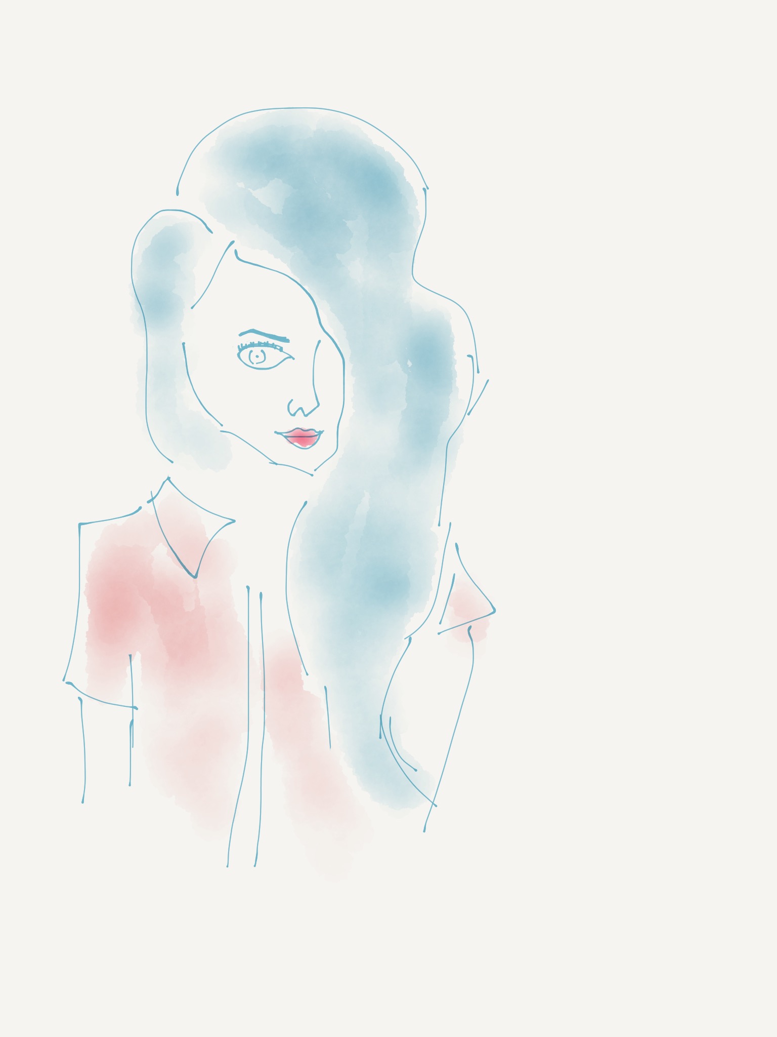 1536x2048 Free Stock Photo Of Art, Digital Art, Girl - Digital Sketch Free