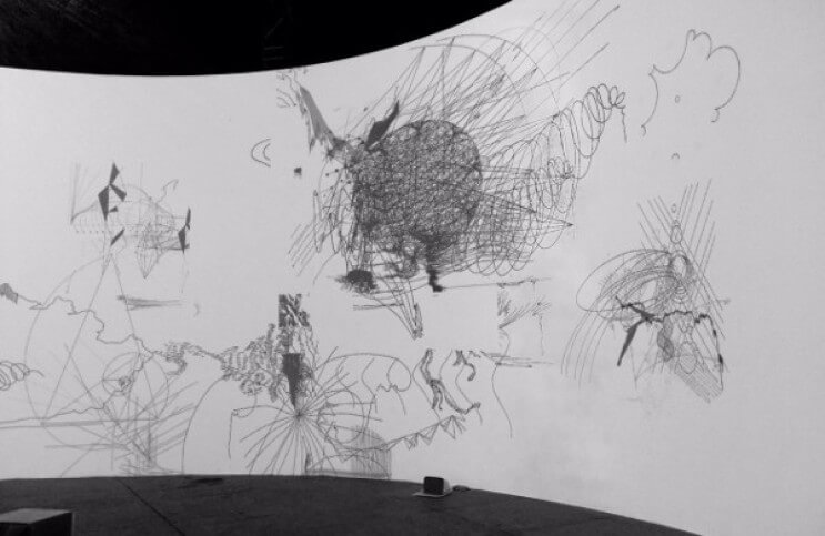 743x483 How An Abstract Digital Drawing By Claire Malrieux Responds To - Digital Sketch Online