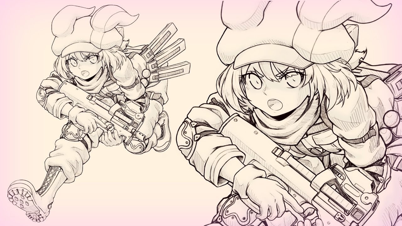 1280x720 Llenn - Digital Sketch Online