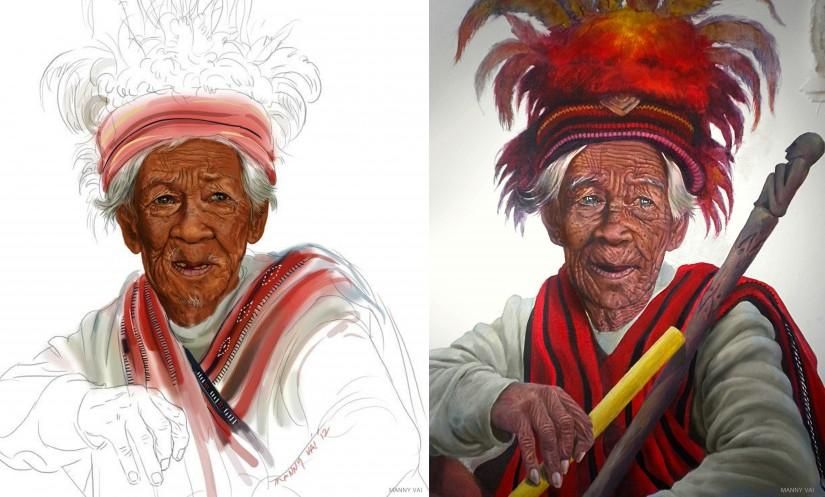 825x497 Digital Sketch Vs Oil Painting - Digital Sketch Online
