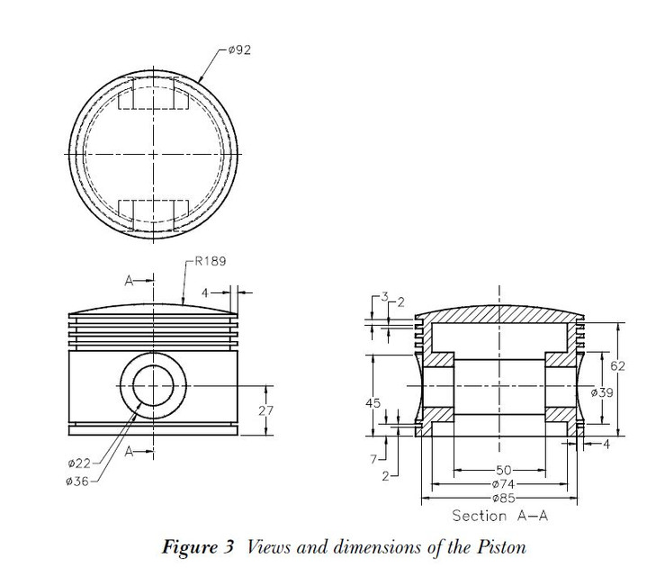 739x640 Radial Engine With Sketch And Dimension 3d Cad Model Library - Dimension Sketch