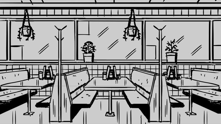 750x422 Image Gallery Diner Sketch - Diner Sketch