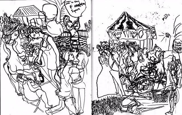 640x406 Party In Sketch Diner En Blanc Philadelphia 2017 Phindie - Diner Sketch