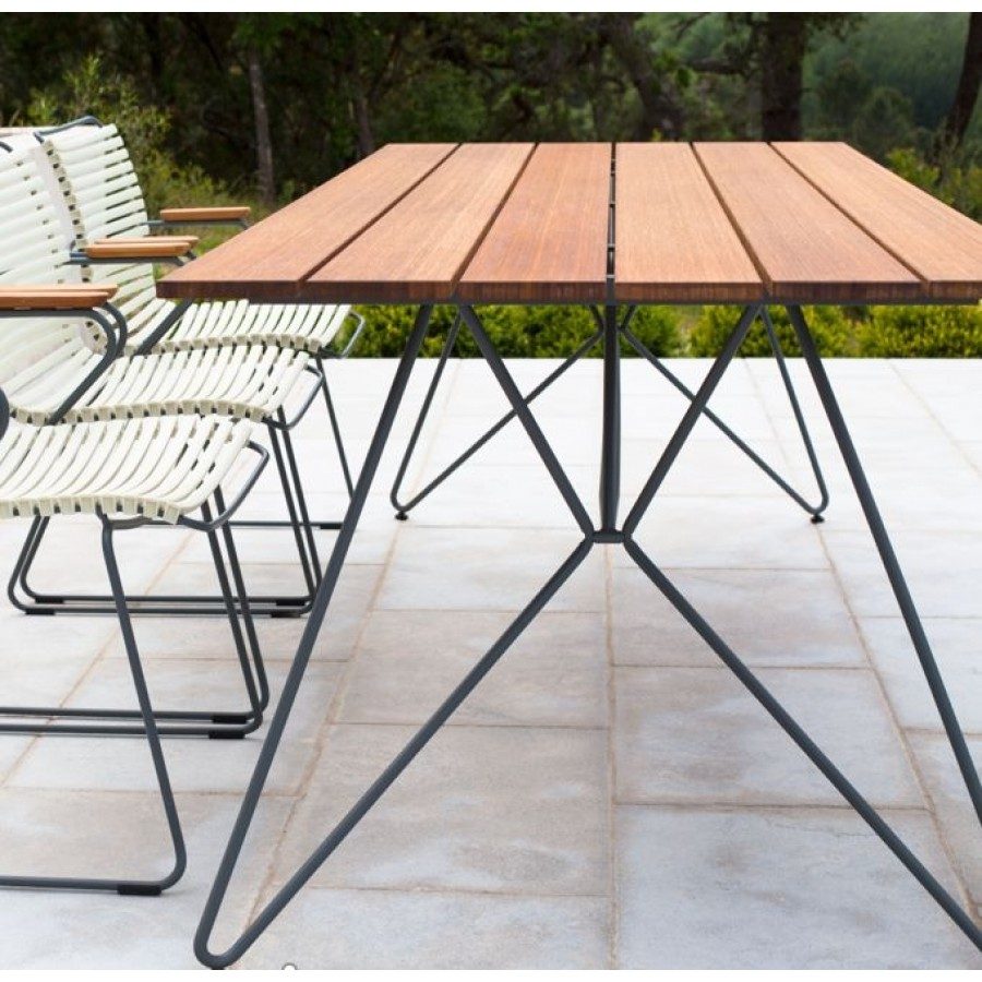 900x900 Sketch Rectangular Bamboo Dining Table - Dining Table Sketch