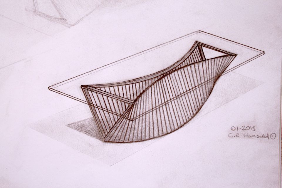 960x640 Dining Table No. 1 Sketch Reed Hansuld Brooklyn, New York - Dining Table Sketch