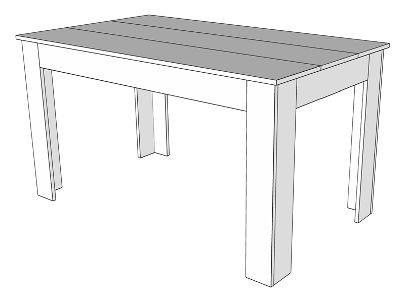 800x600 Dining Table Sketch - Dining Table Sketch