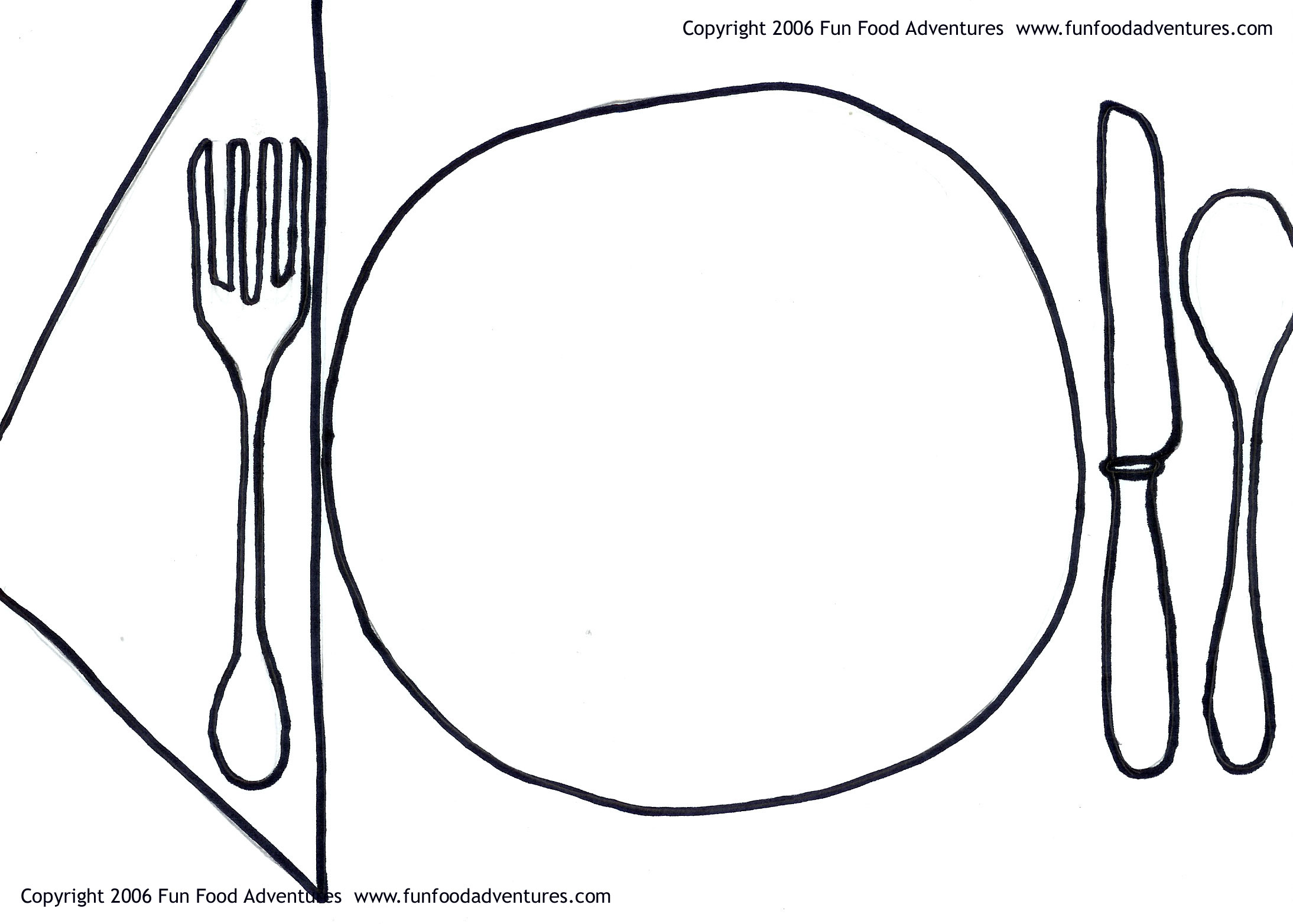 2188x1564 Dinner Plate Coloring Page - Dinner Plate Sketch