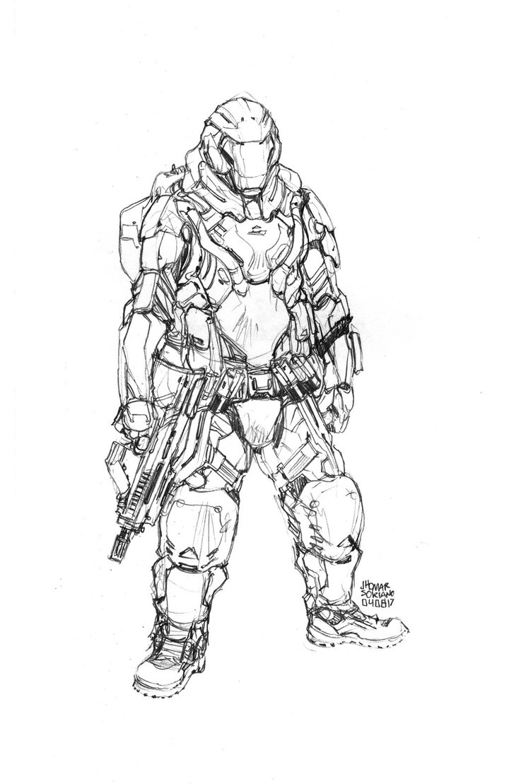 720x1109 Dinner Table Sketch Futuristic Soldier By Scruffyronin - Dinner Table Sketch