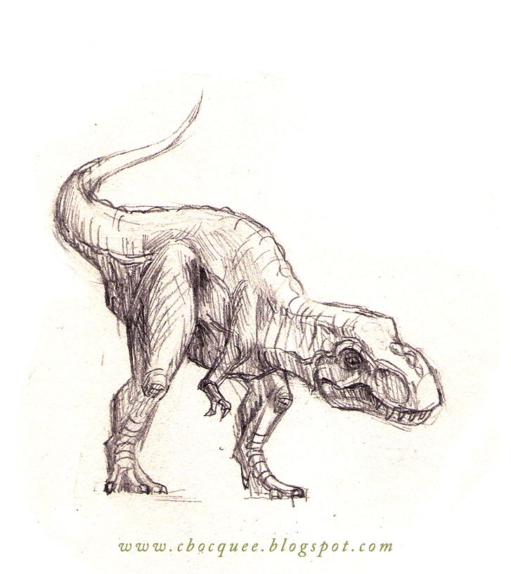 727x816 Tyrannosaurus Rex Pencil Sketch My Tattoos - Dinosaur Pencil Sketch